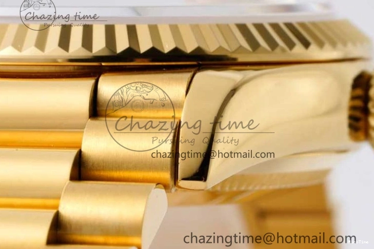 MiroTime 0321 NewStyle Day Date 36 YG RAF Best Edition Black No Marker on YG Bracelet A 2019